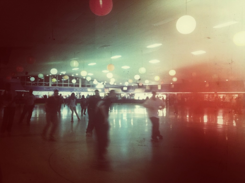 roller skaking rink palace retro kaplan photography